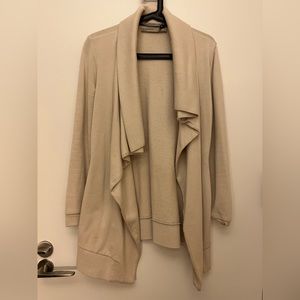 All Saints Dahlia Draped Midi Sweater - Beige